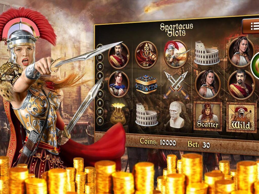 Spartacus video slot in online casinos